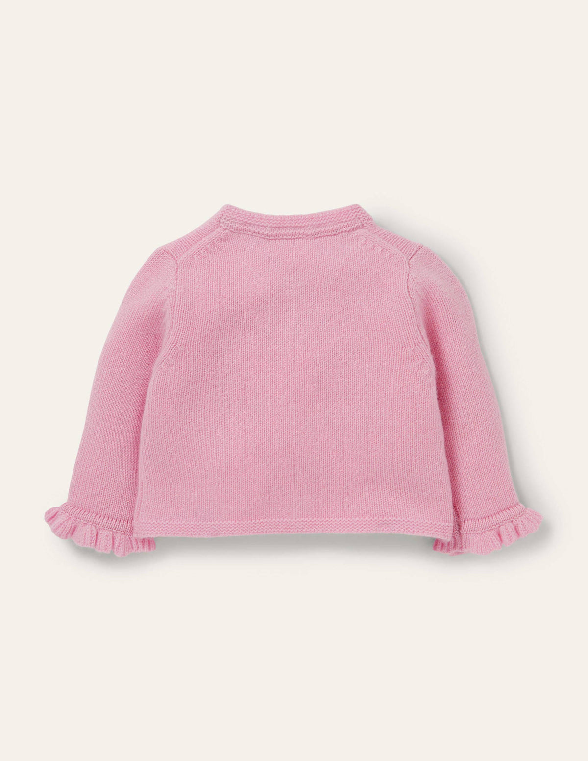 Frilly Cashmere Cardigan-Boto Pink-2