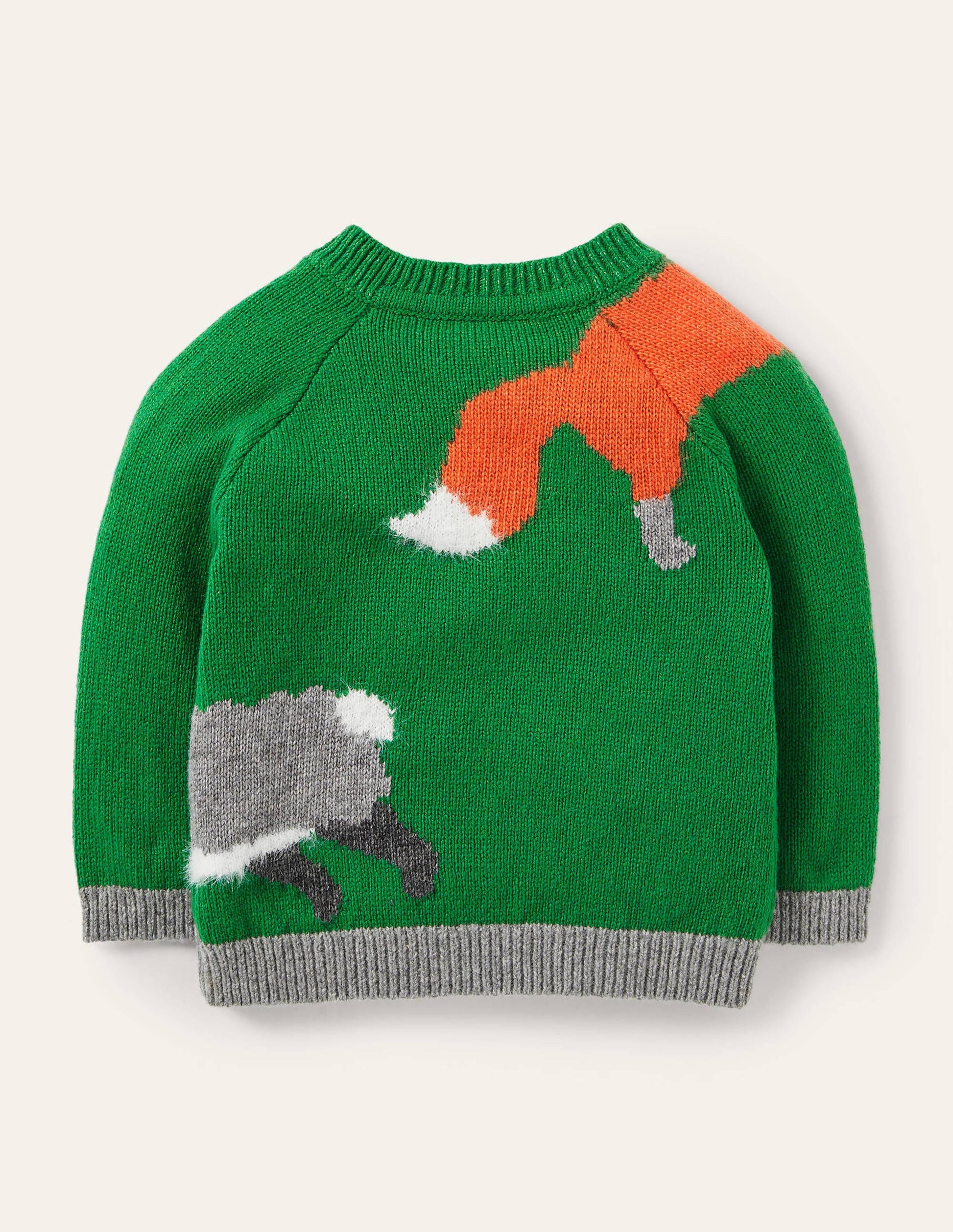 Fun Logo Jumper-Highland Green Animals-2