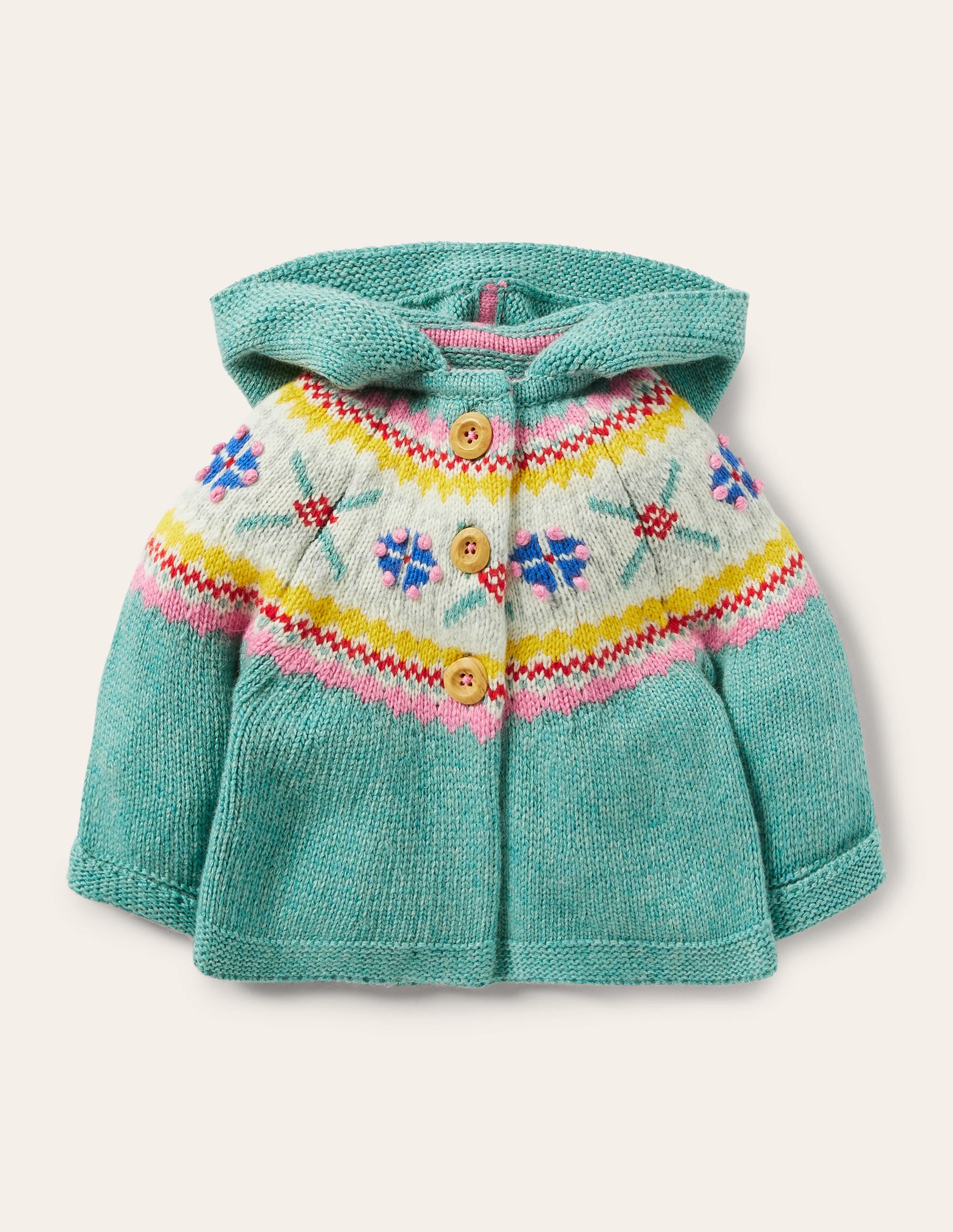 Fairisle Knitted Jacket-Brook - Image 1