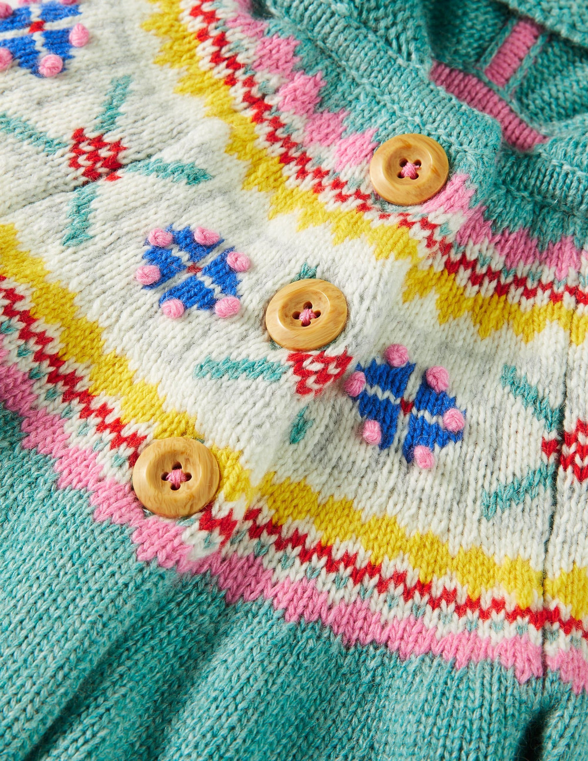 Fairisle Knitted Jacket-Brook - Image 3