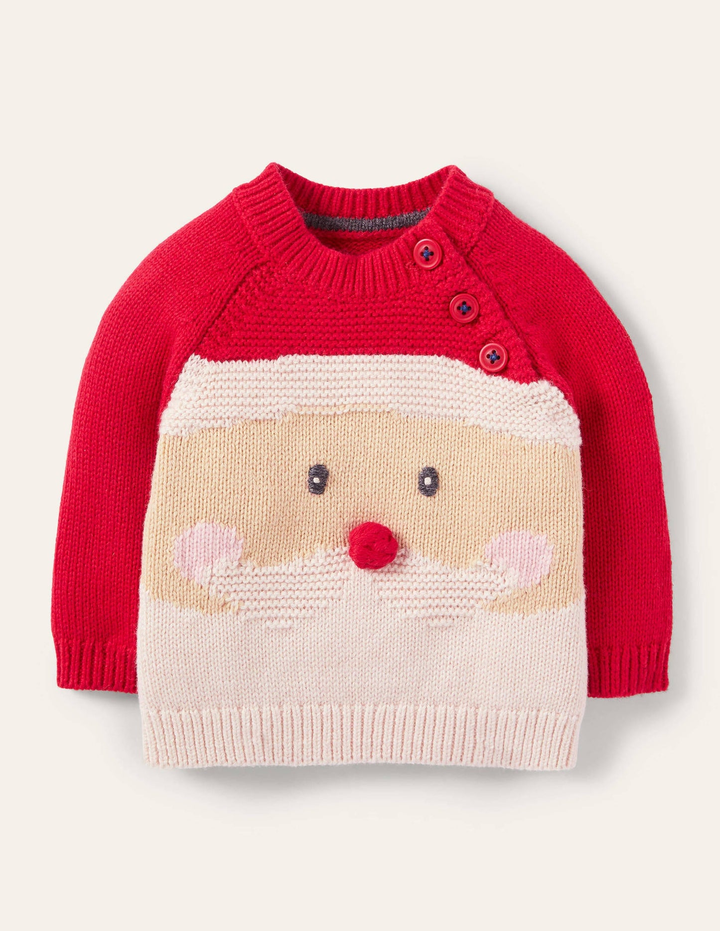 Christmas Fun Jumper-Hot Pepper Red Santa