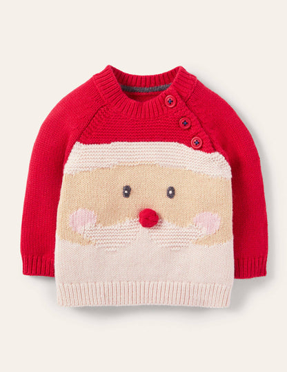 Christmas Fun Jumper-Hot Pepper Red Santa-1