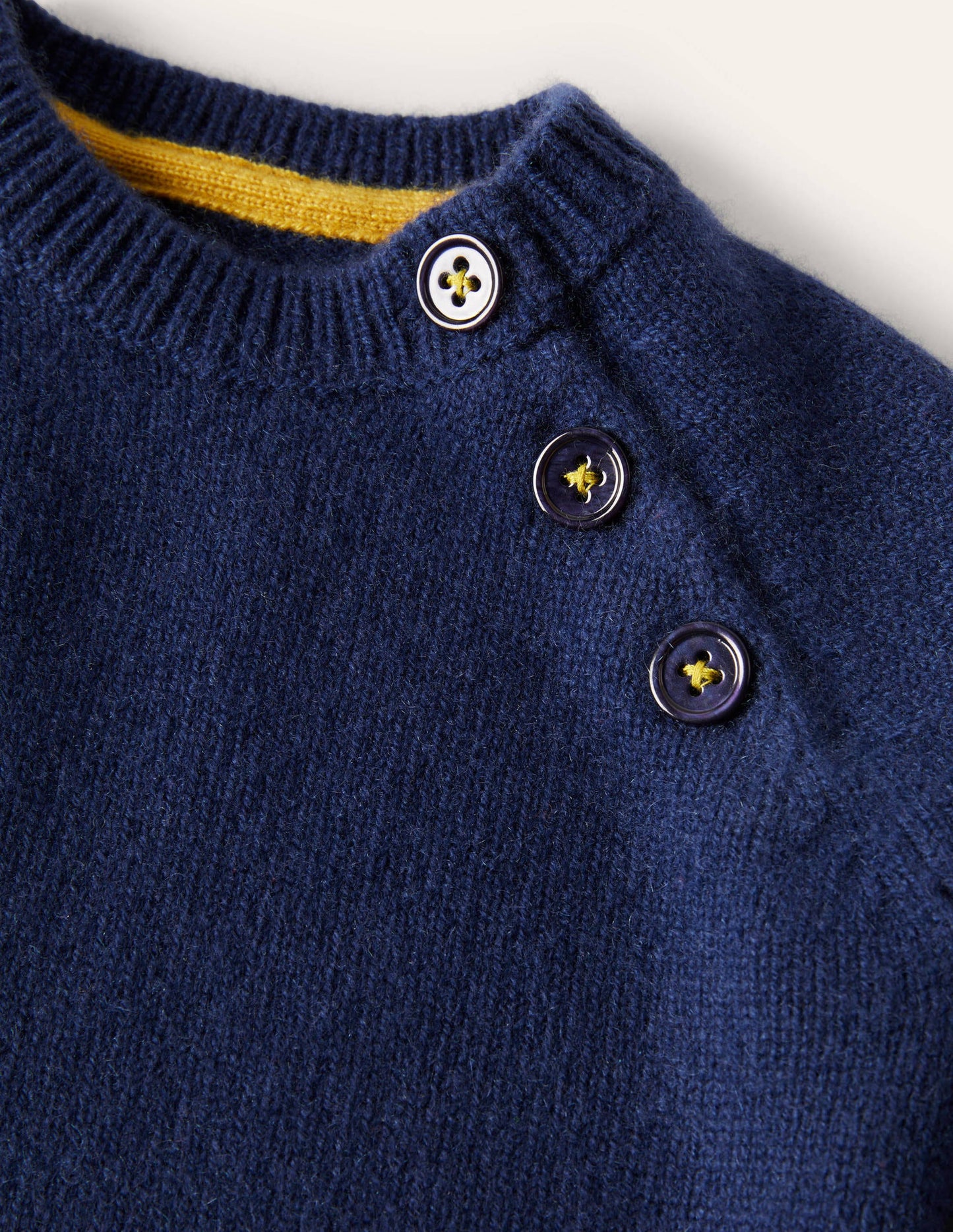 Cashmere Jumper-College Blue