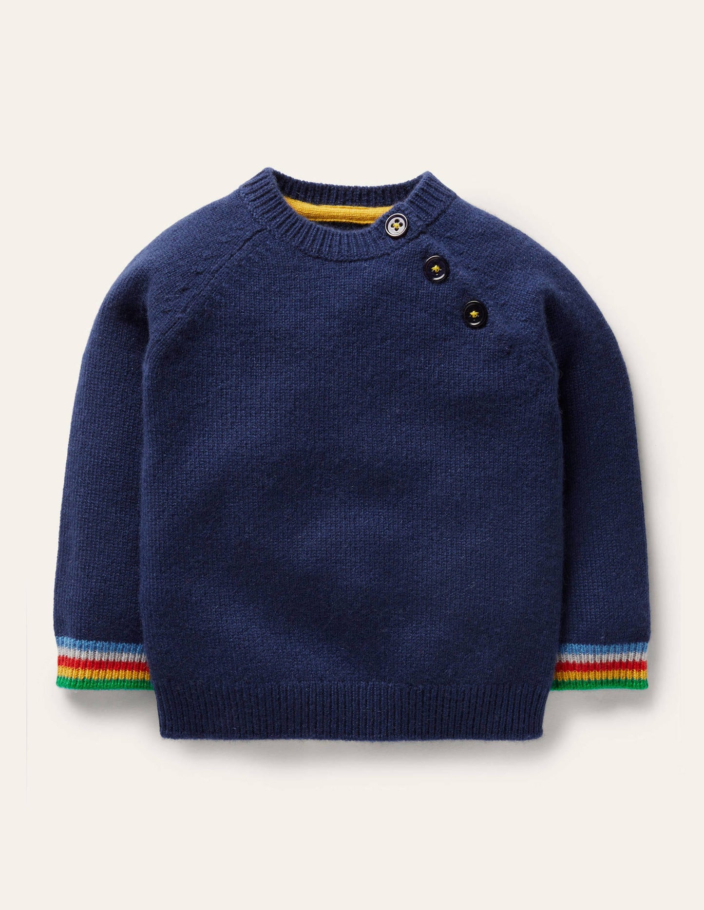 Cashmere Jumper-College Blue
