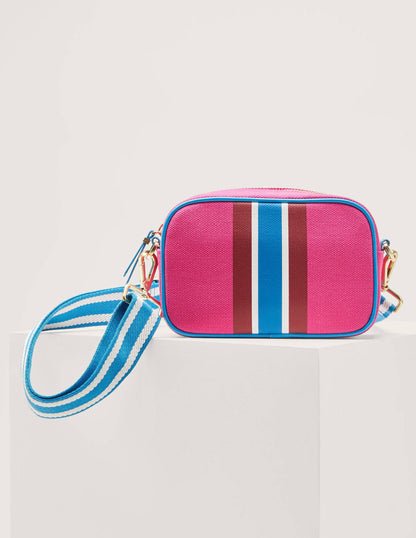 Canvas Crossbody Bag-Festival Pink-1