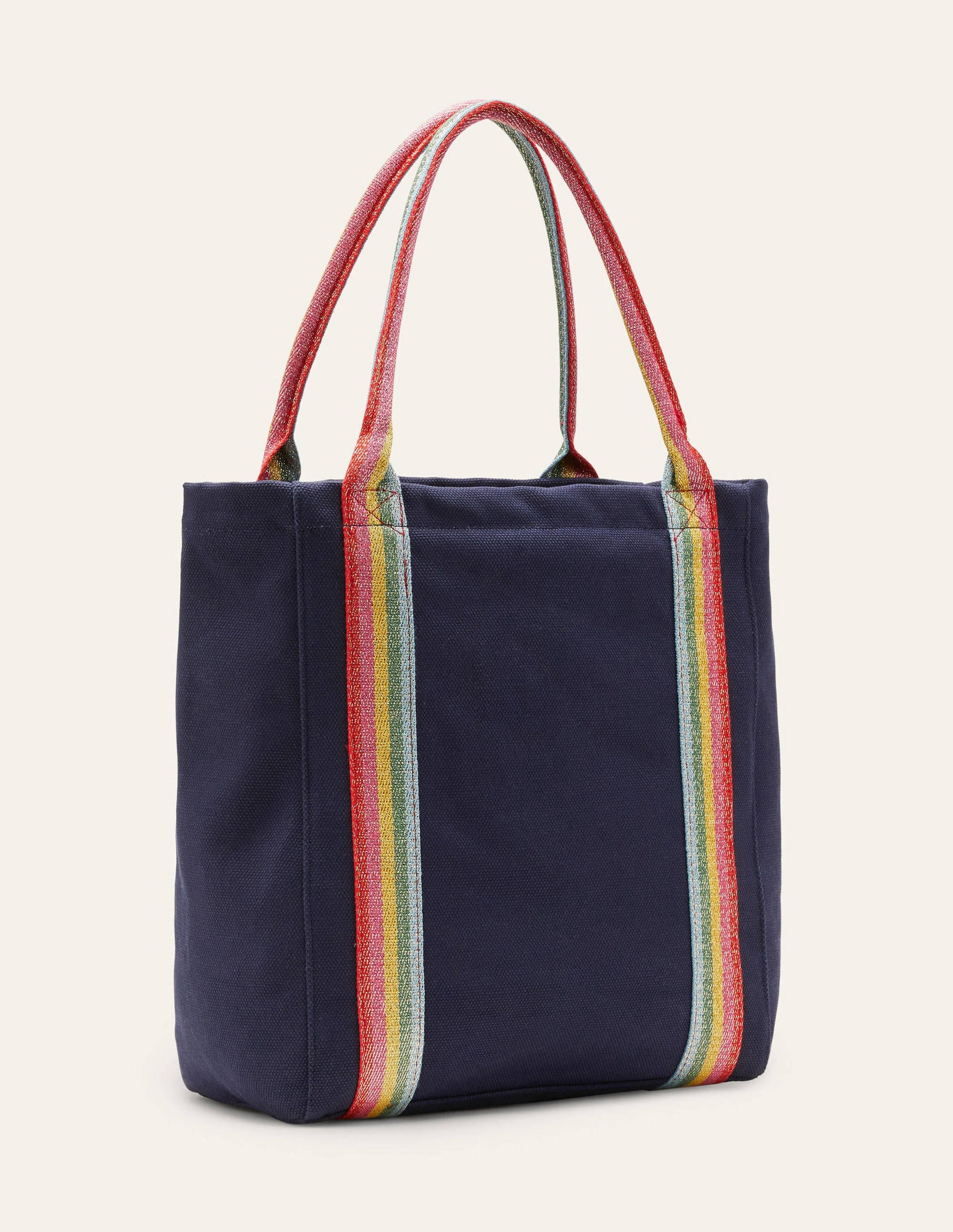 Olivia Canvas Tote-Navy-3