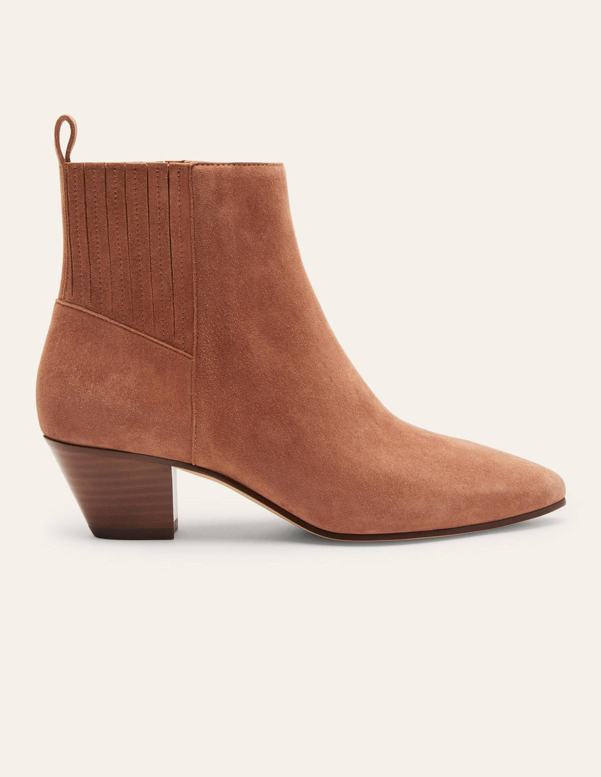 Western Ankle Boots-Tan - Image 2