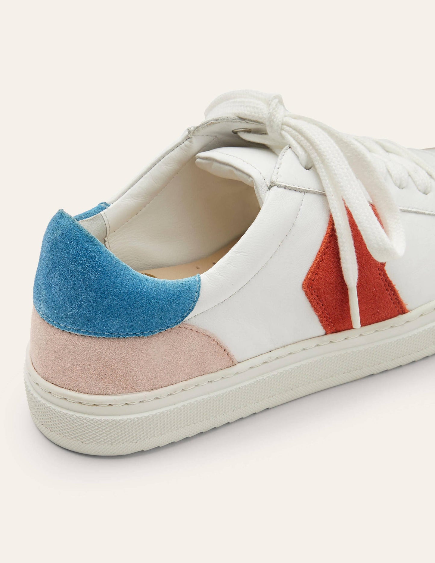 Helen Chevron Trainers-White/School House Blue