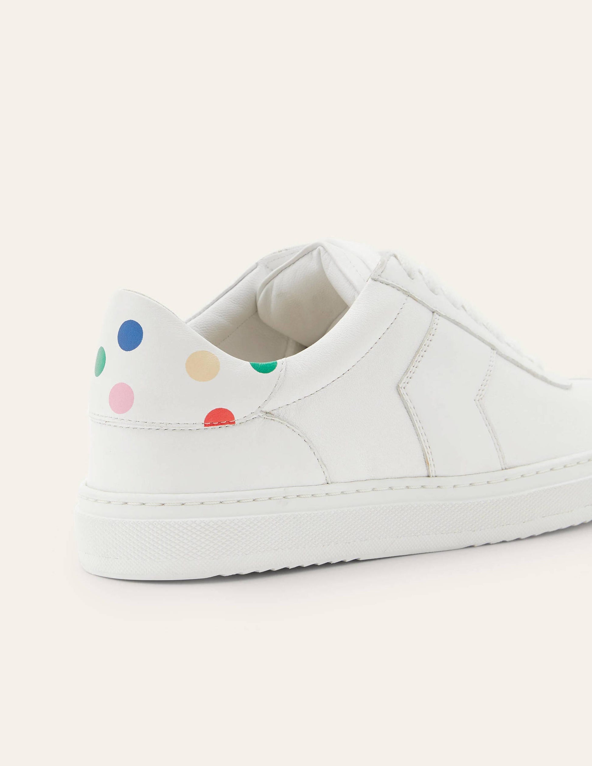 Helen Chevron Trainers-White/Multi Spot-4