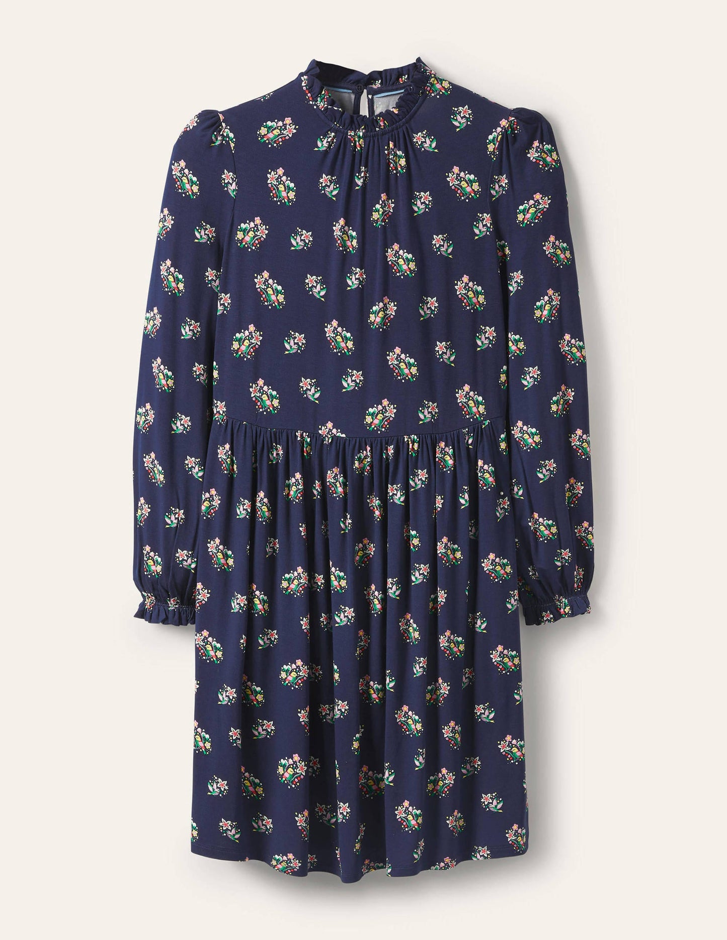 Clara Jersey Dress-Navy, Pretty Bird