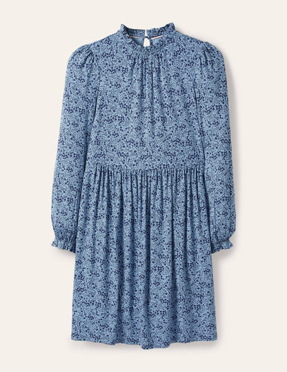 Clara Jersey Dress-Frost Blue, Enchanting Forest-5