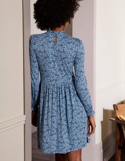 Clara Jersey Dress-Frost Blue, Enchanting Forest-3