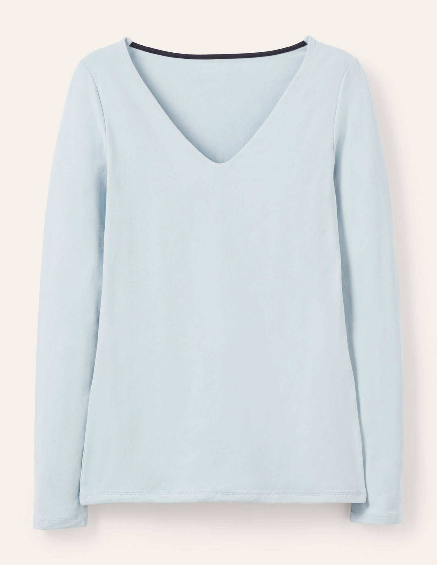 Double Layer V-neck Top-Surf