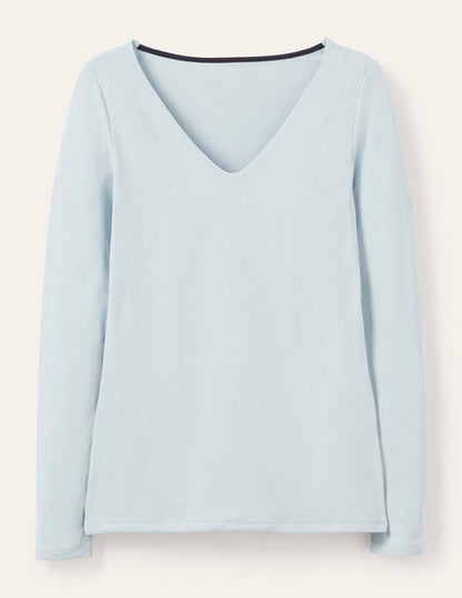 Double Layer V-neck Top-Surf-5