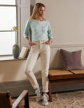 The Cotton Boxy Boatneck Tee-Fresh Water