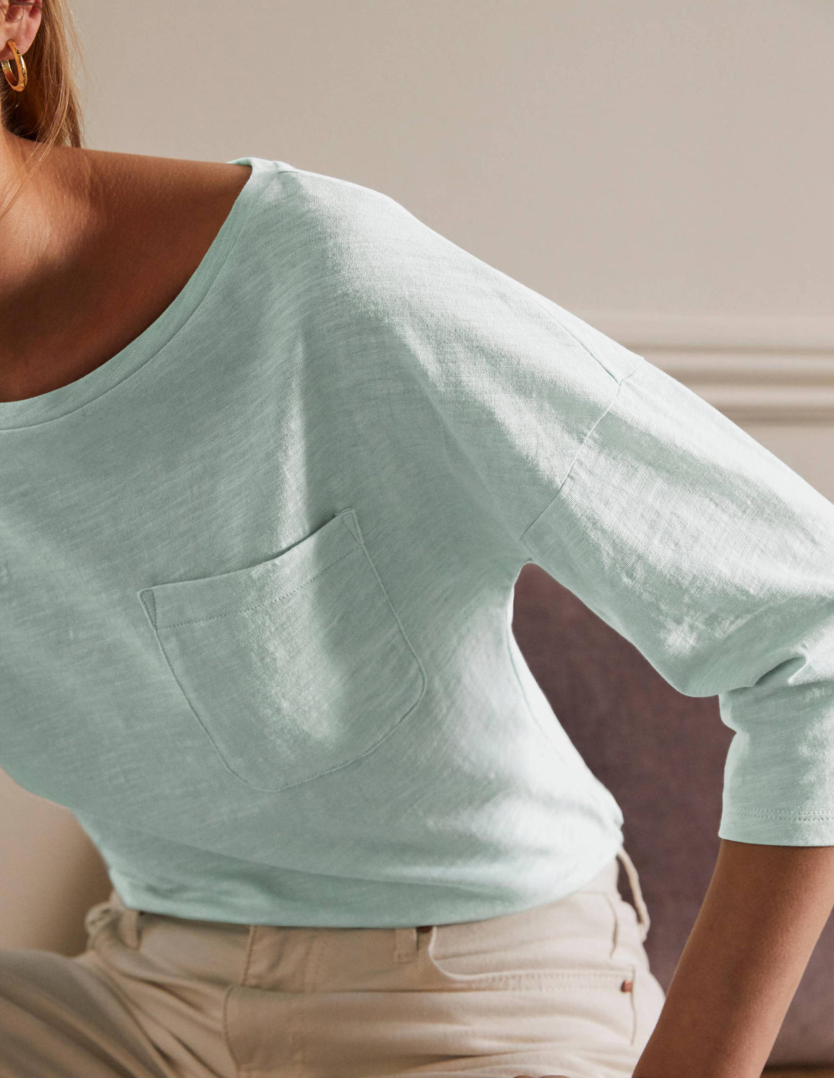 The Cotton Boxy Boatneck Tee-Fresh Water-2