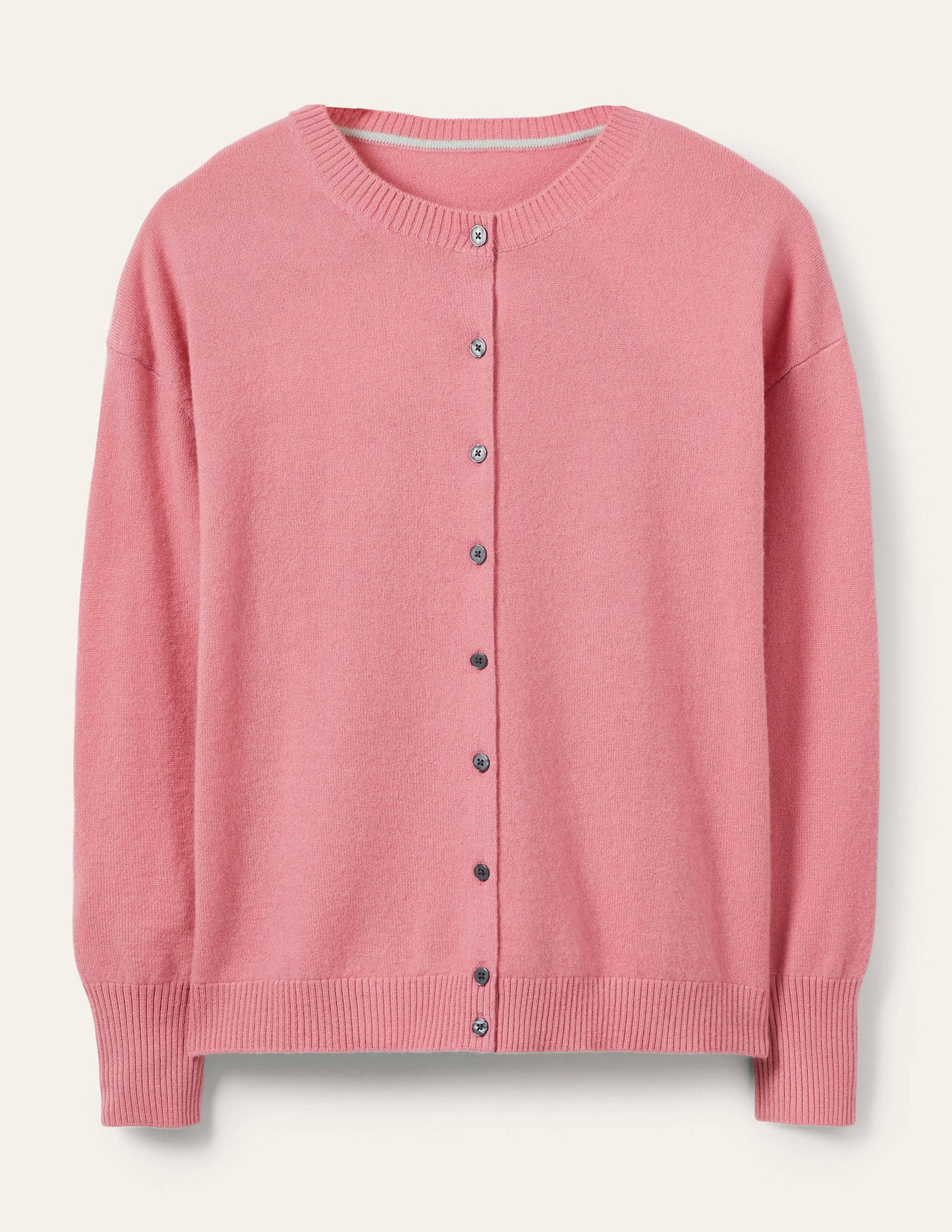 Cashmere Cardigan-Formica Pink