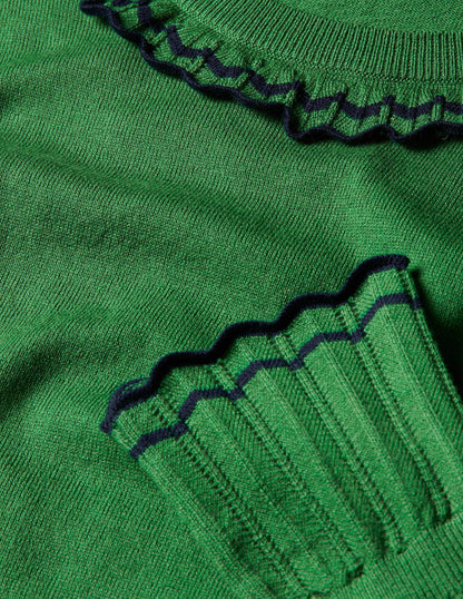 Aimee Pointelle Jumper-Conifer-6