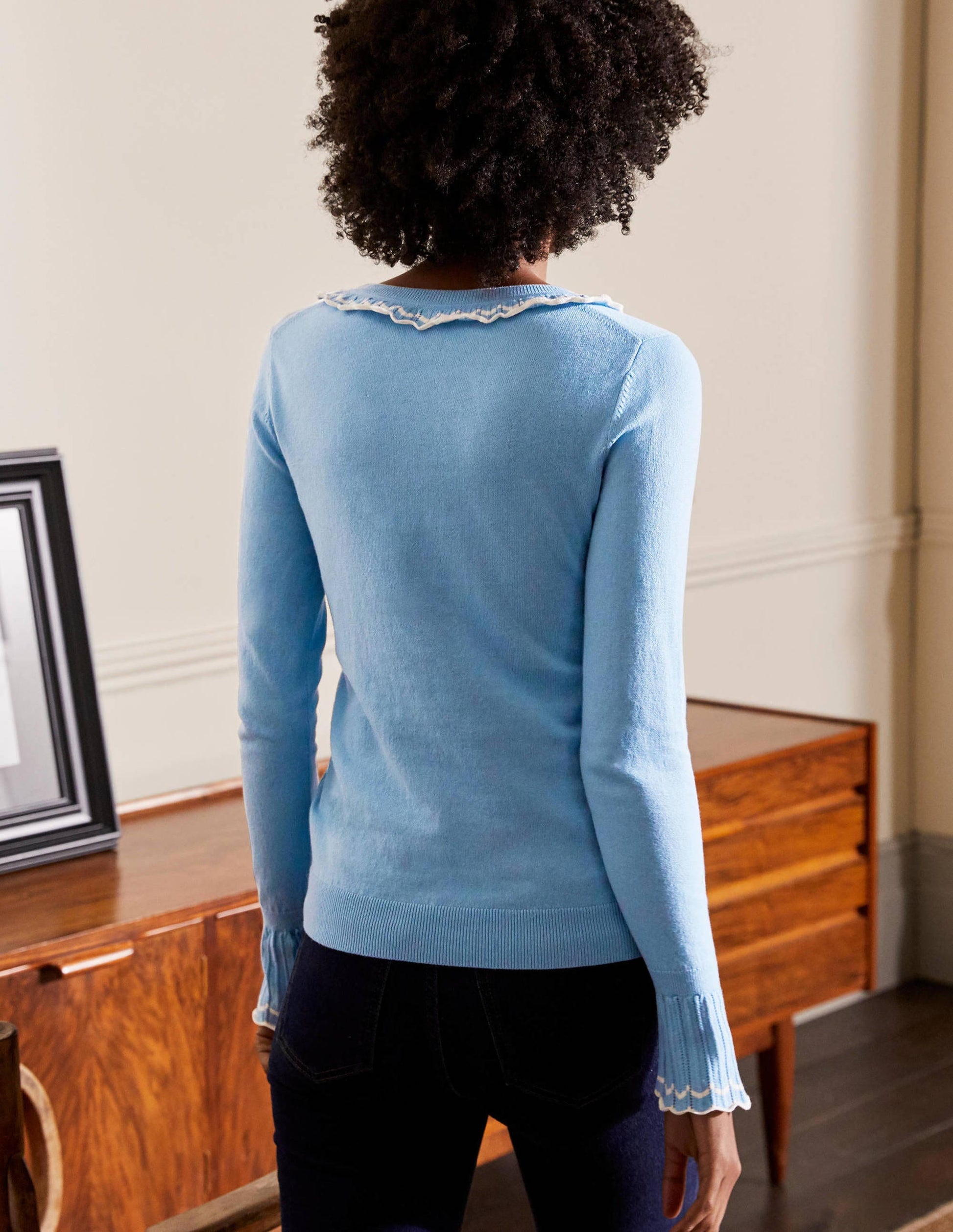 Aimee Pointelle Jumper-Frosted Blue-3