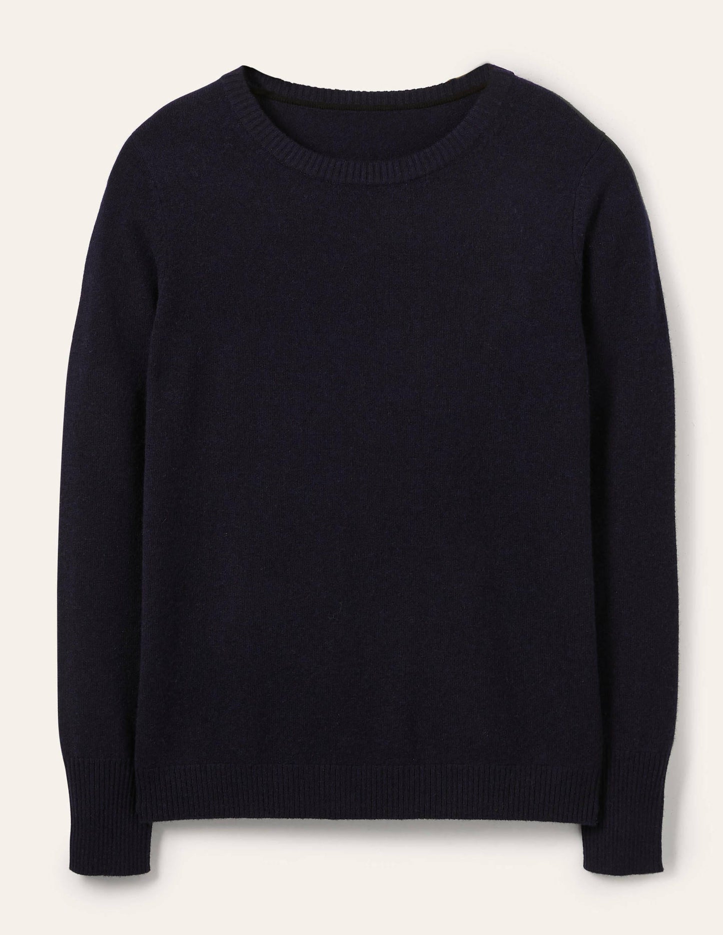 Cashmere Crew Neck Jumper-Navy