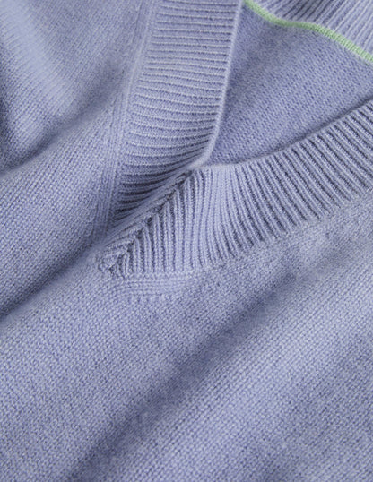 Cashmere Relaxed Tank Top-Lapis Light Blue-6