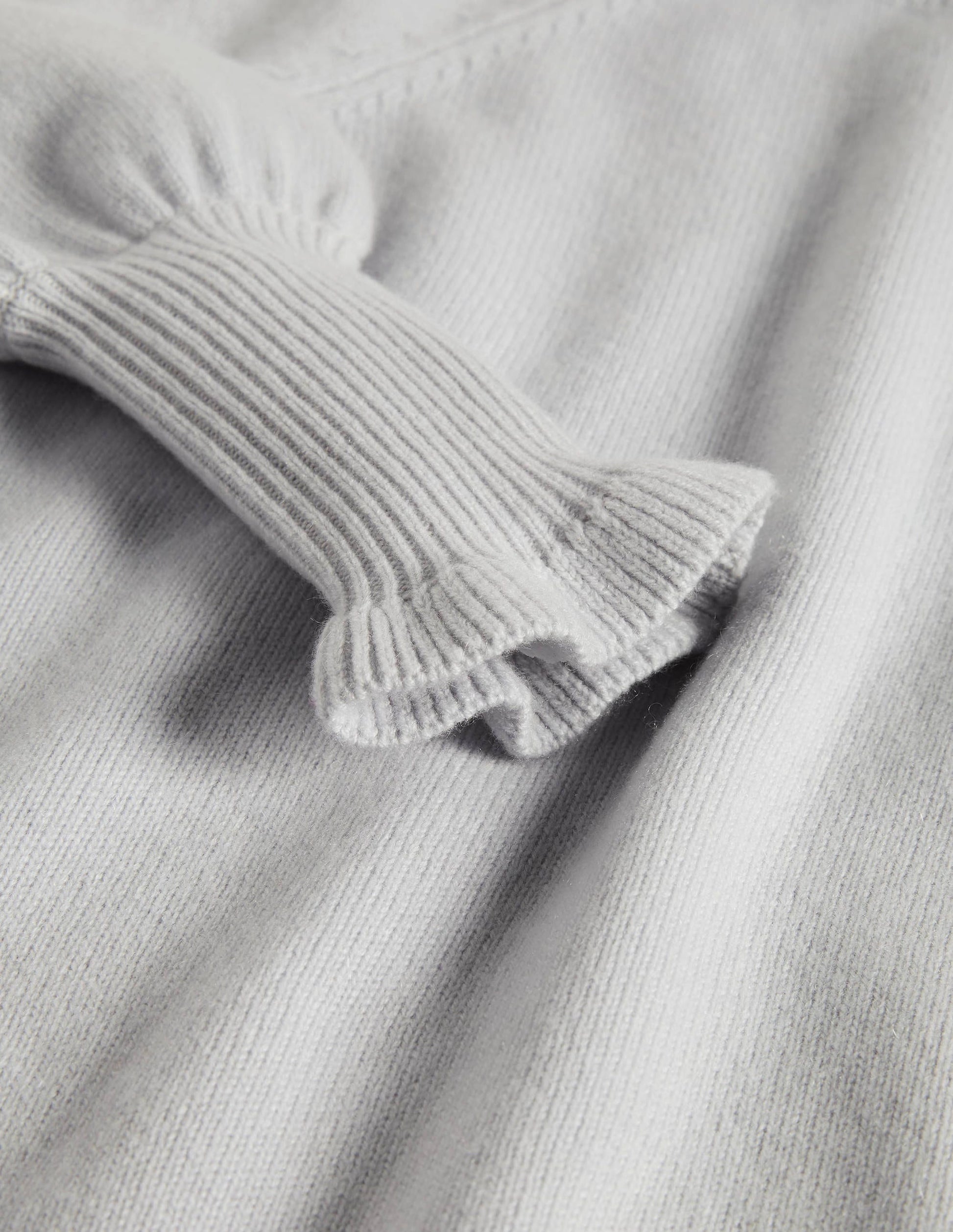 Cashmere Frill Neck Jumper-Skylight Blue-6