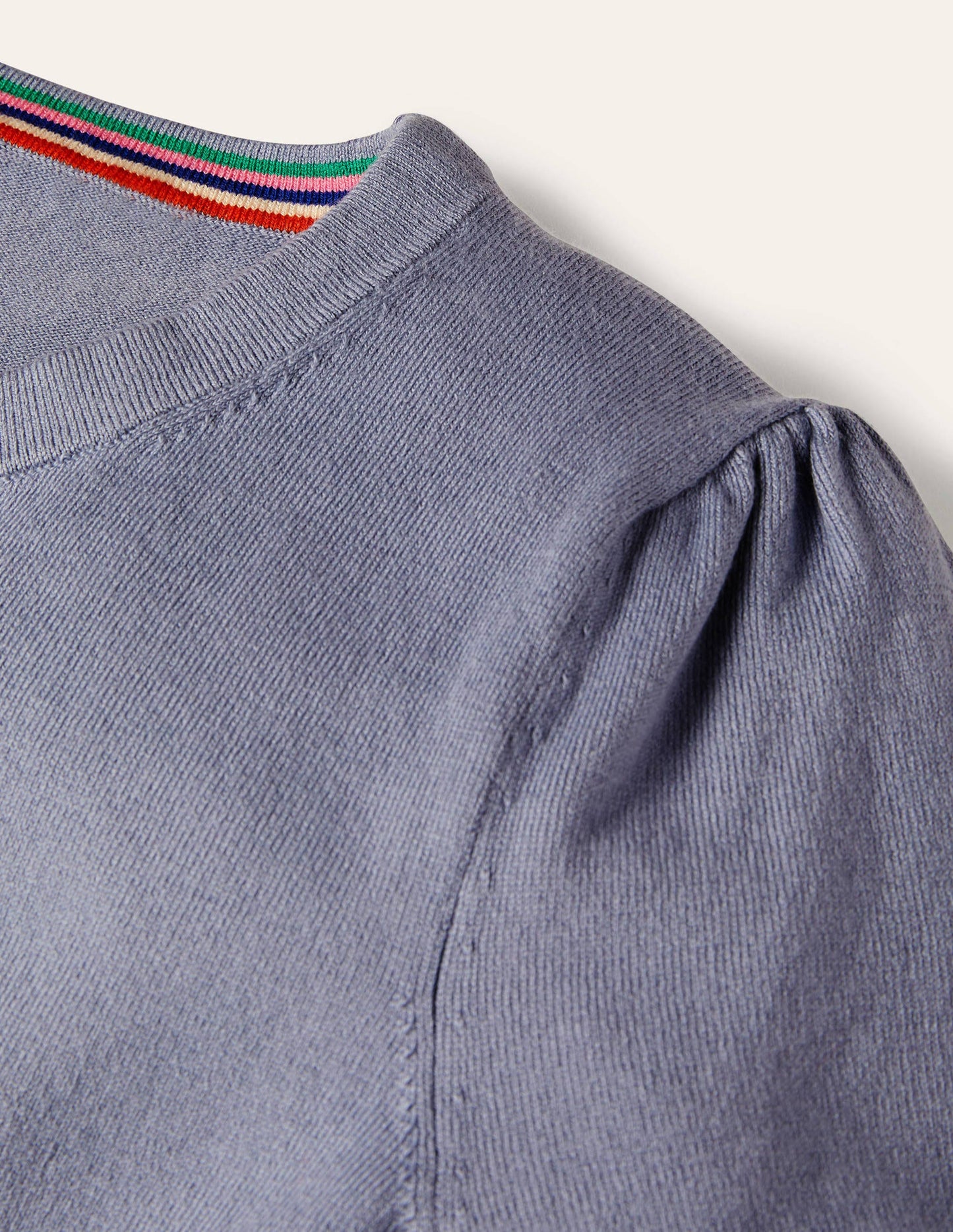 Cotton Crew Knitted Top-River