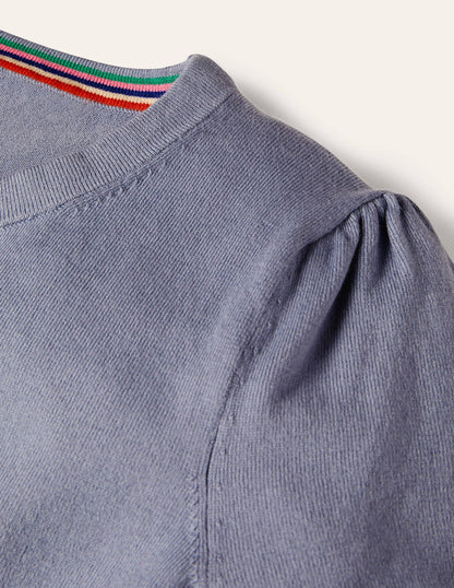 Cotton Crew Knitted Top-River-6