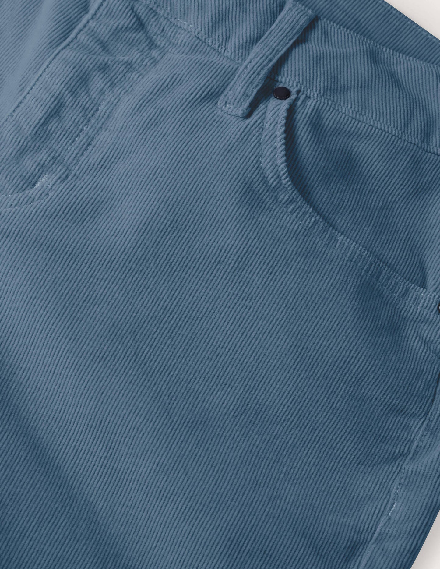 Cord Girlfriend Jeans-Airforce