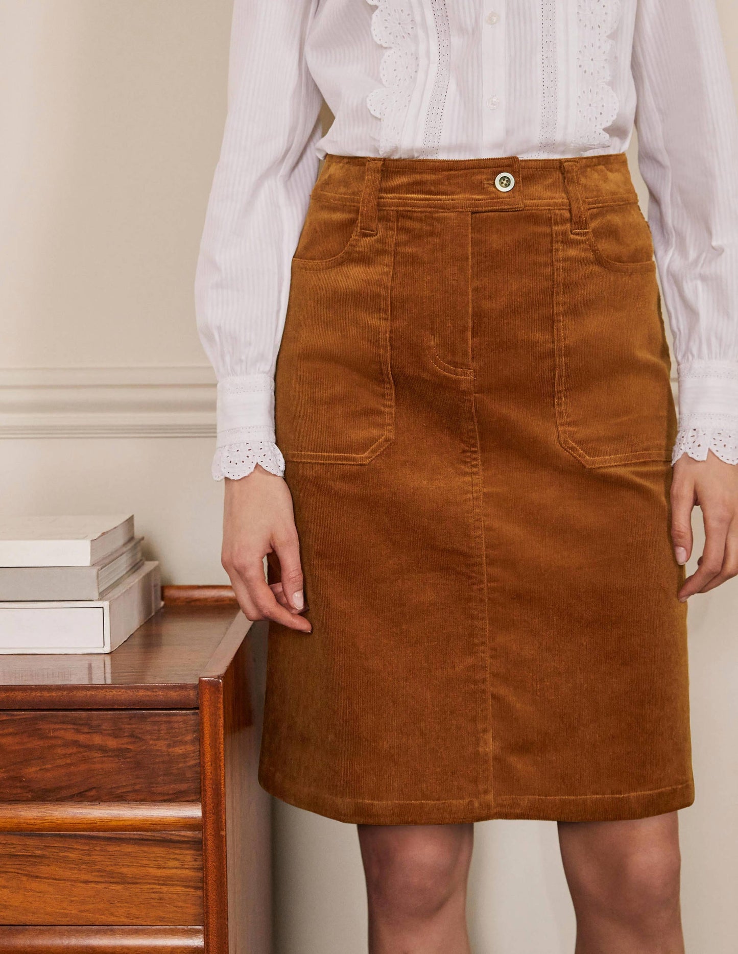 Cavendish Skirt-Ginger