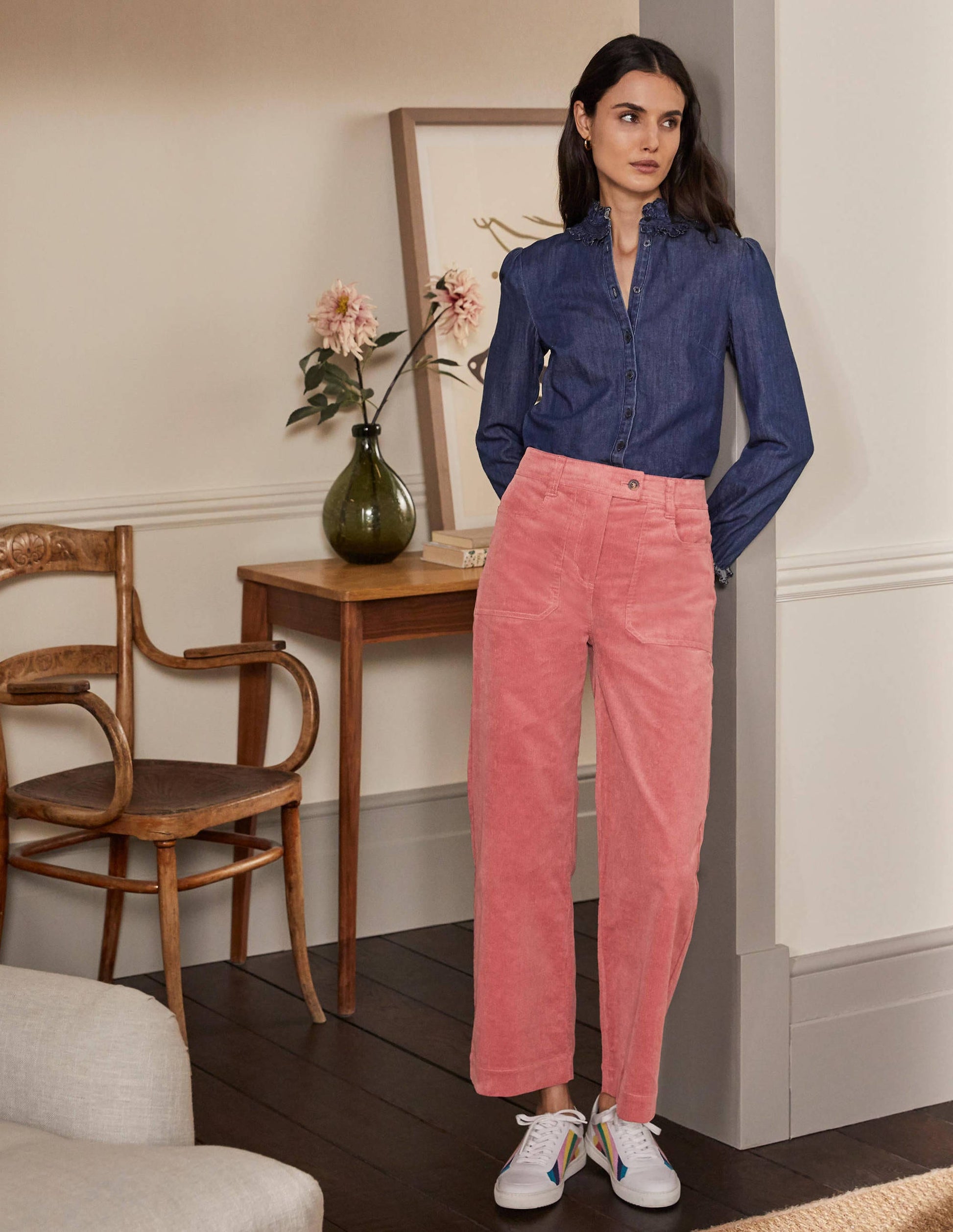 Cavendish Trousers-Dusty Rose-7