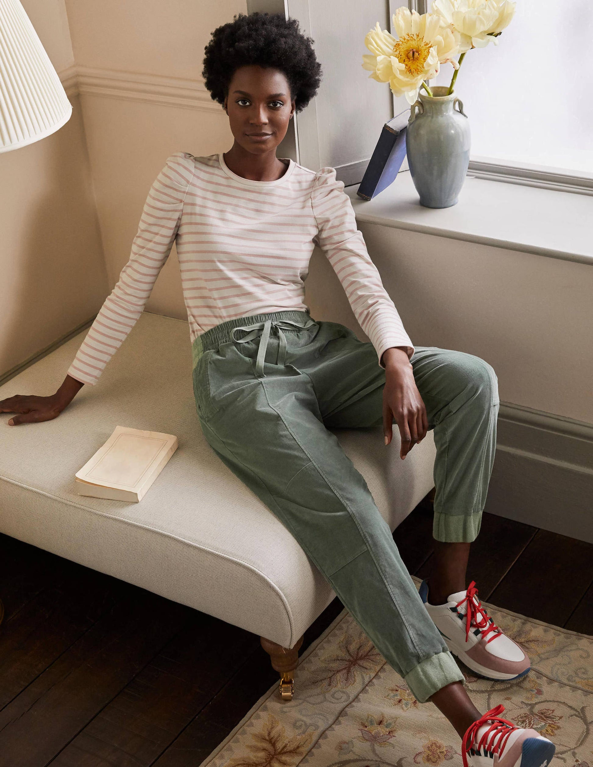 Dorset Cord Trousers-Alder-4