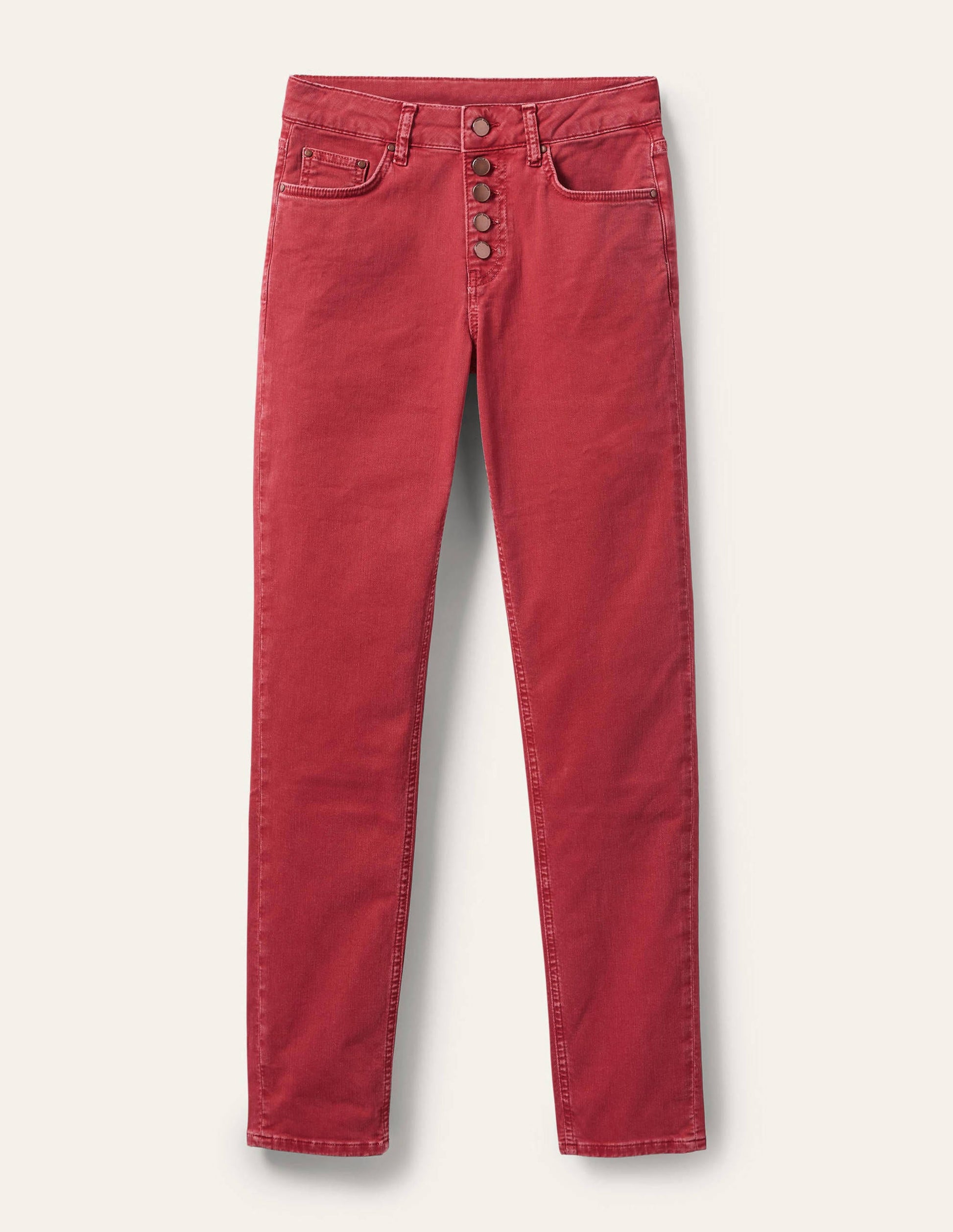 Girlfriend Jeans-Deep Rosehip-5