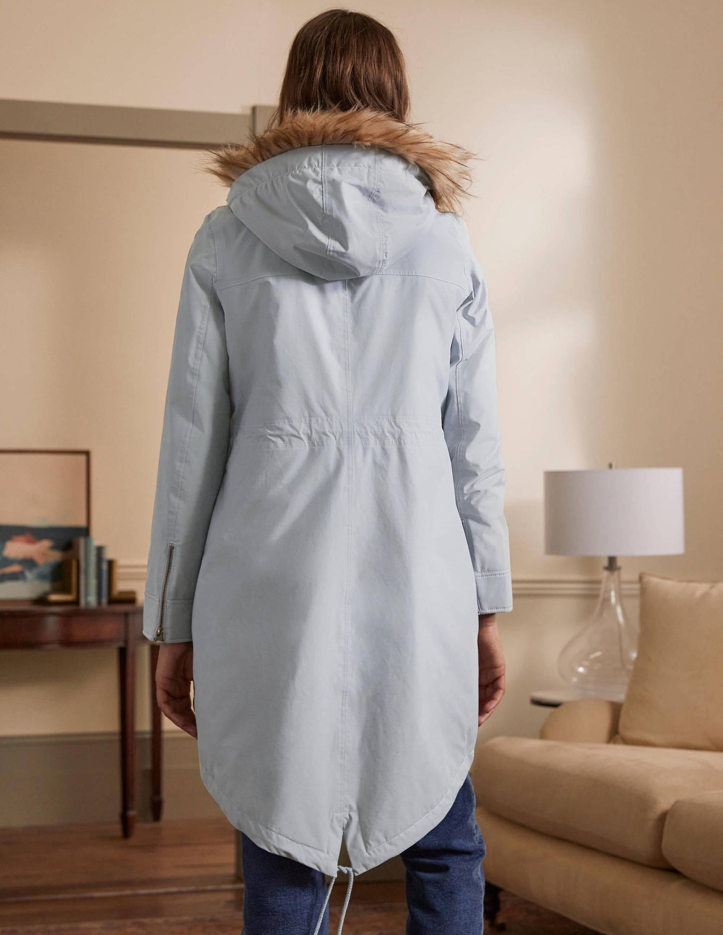 Dunbar Waterproof Parka-Pebble