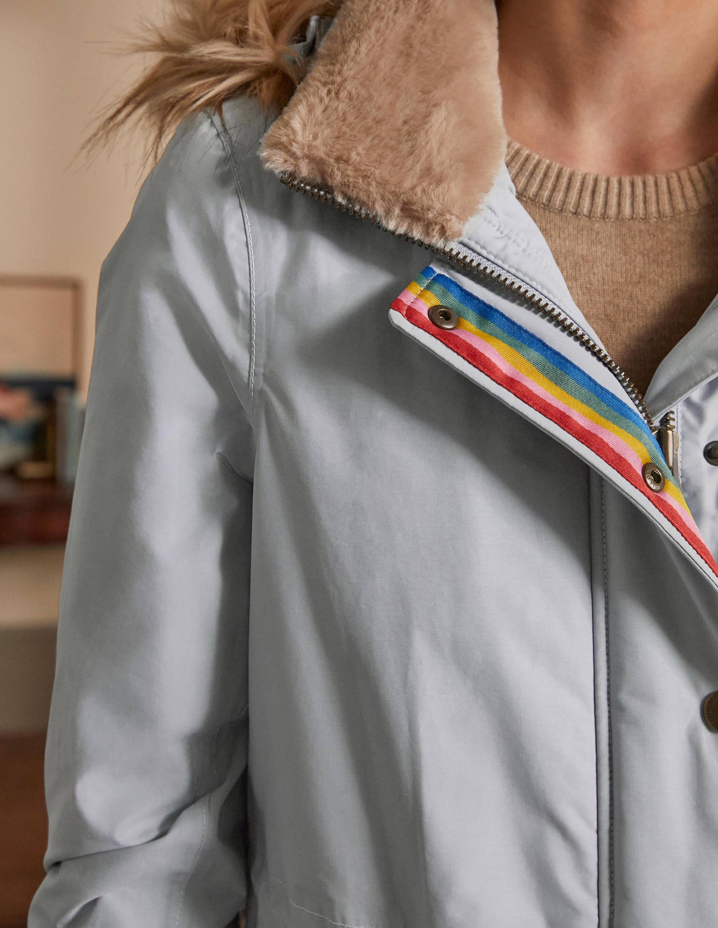 Dunbar Waterproof Parka-Pebble