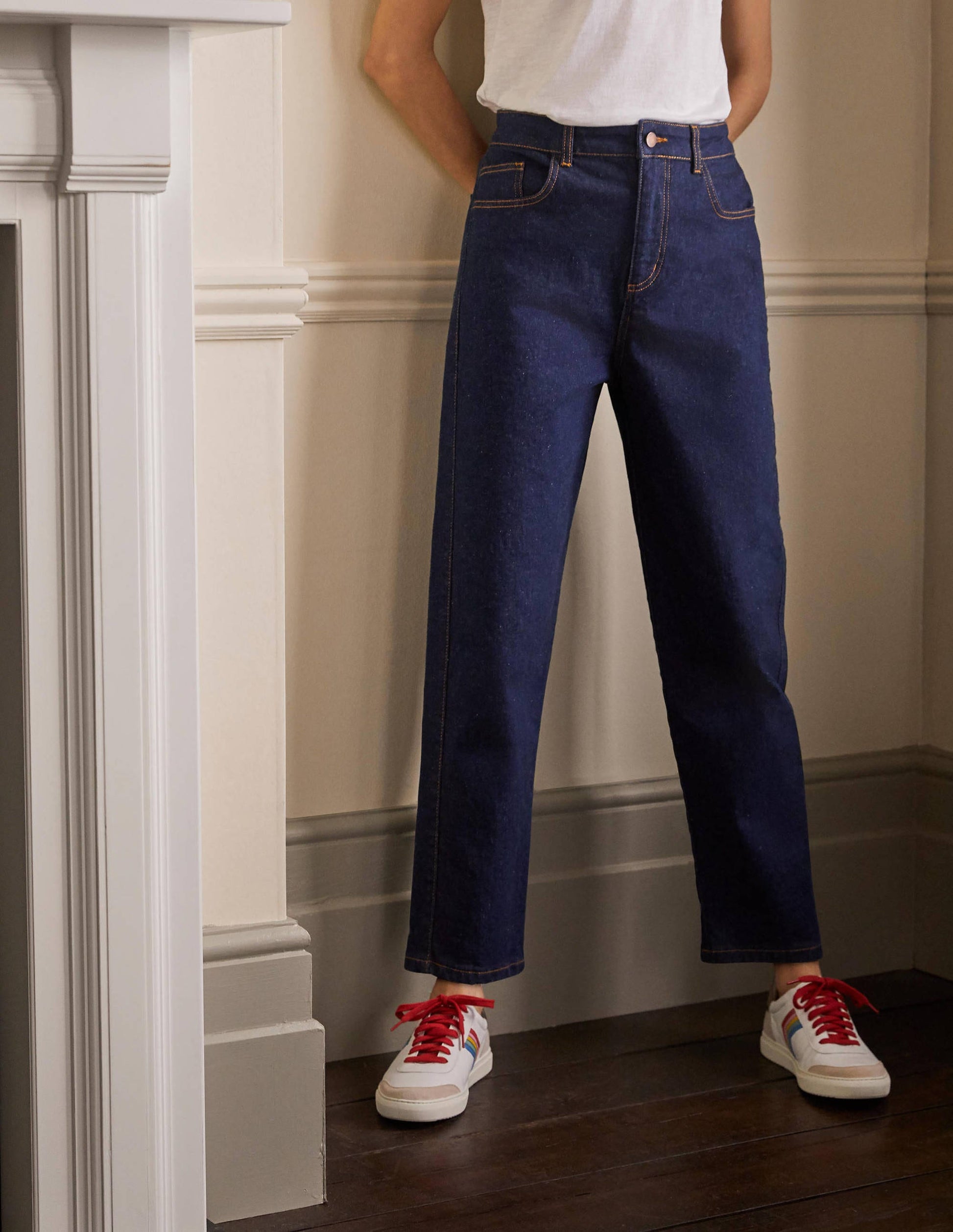 Barrel Leg Jeans-Indigo-3