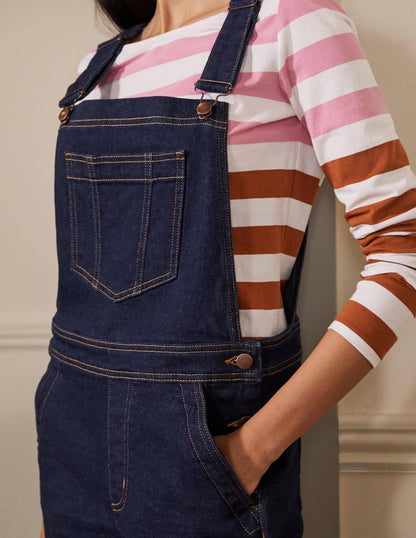 Girlfriend Dungarees-Indigo-2