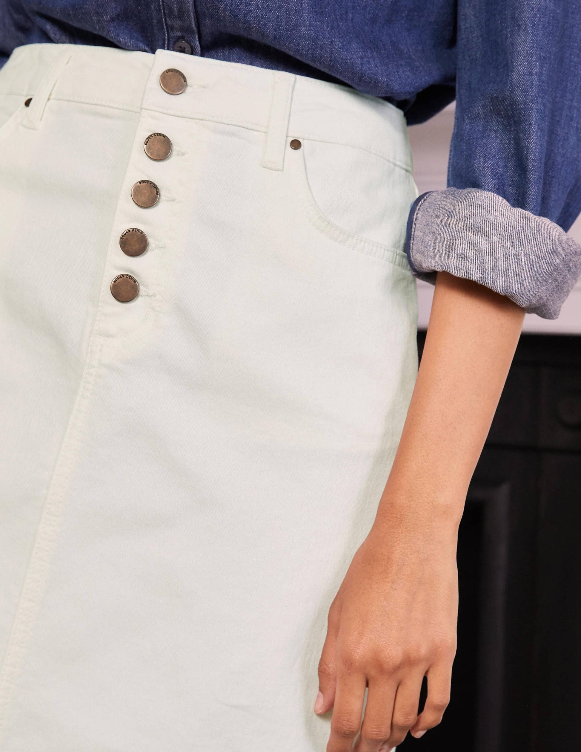 Amelie Girlfriend Skirt-Ecru-4