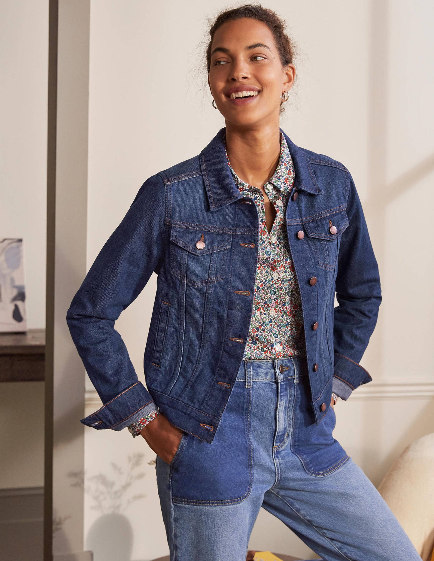 Classic Denim Jacket-Indigo