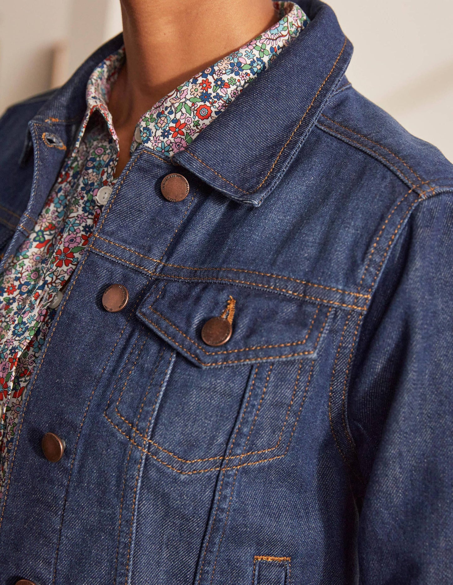 Classic Denim Jacket-Indigo