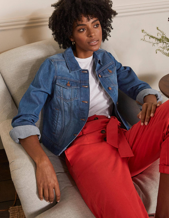 Classic Denim Jacket-Mid Vintage