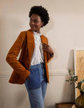 Victoria Cord Blazer-Ginger