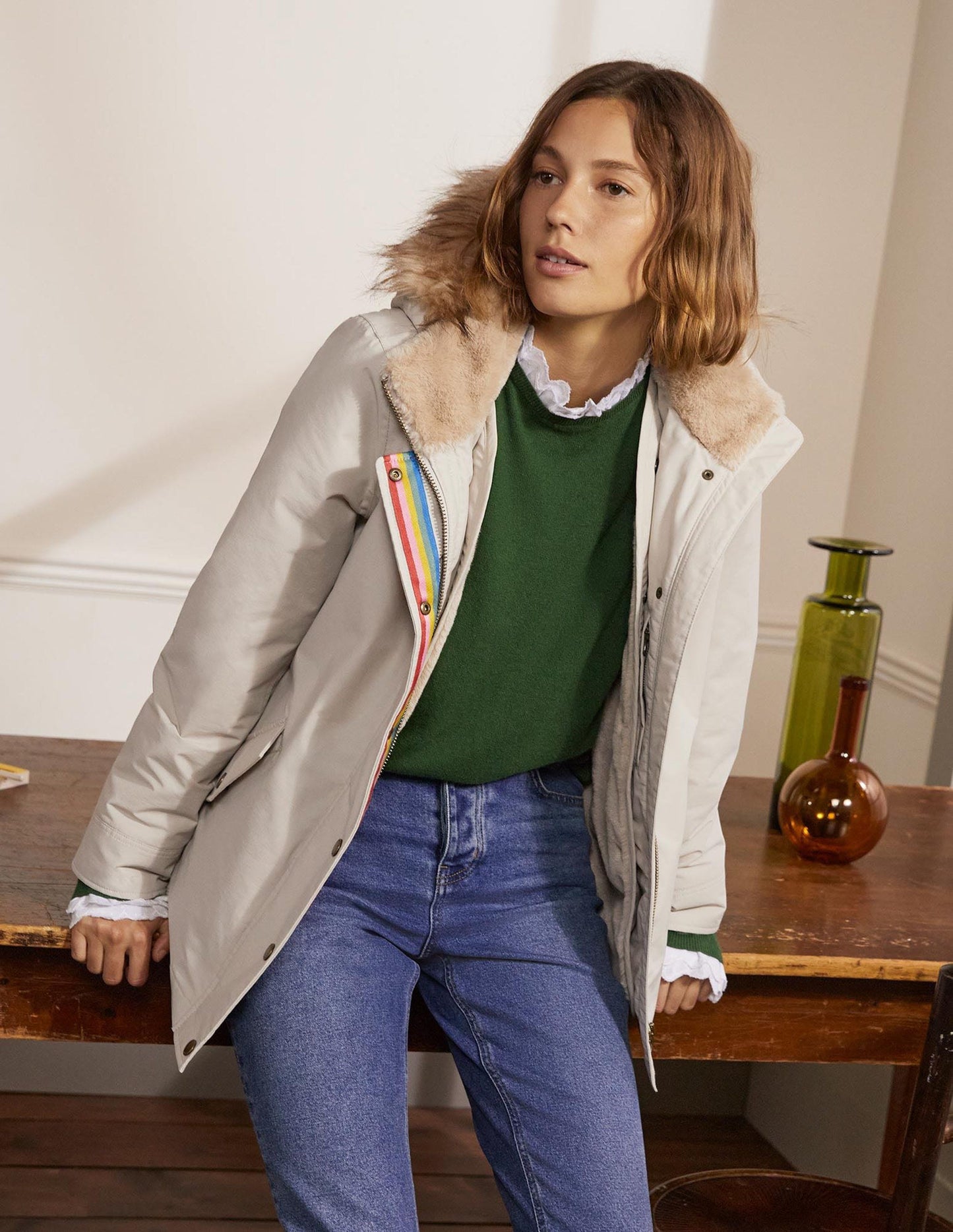 Dunbar Waterproof Jacket-Warm Ash