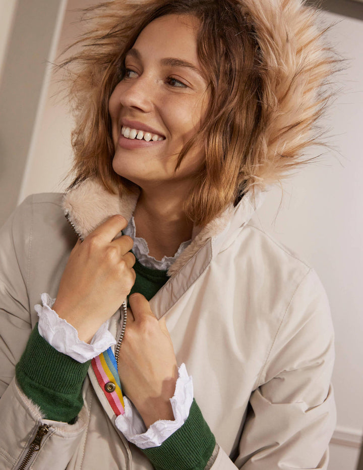 Dunbar Waterproof Jacket-Warm Ash