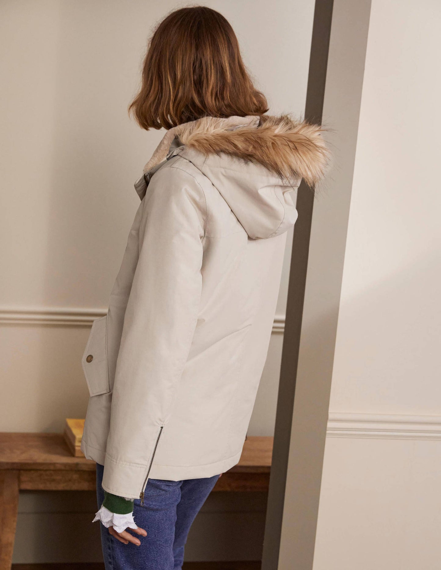 Dunbar Waterproof Jacket-Warm Ash