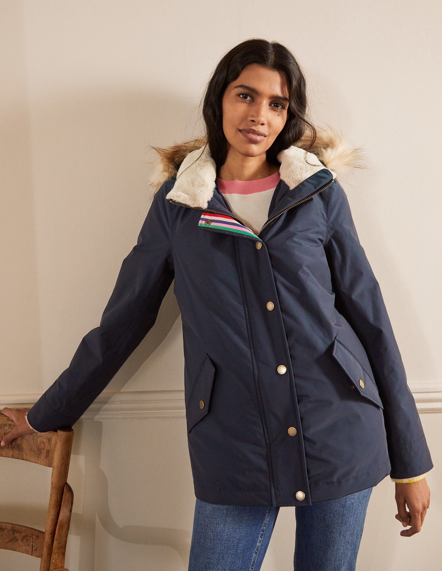 Dunbar Waterproof Jacket-Navy