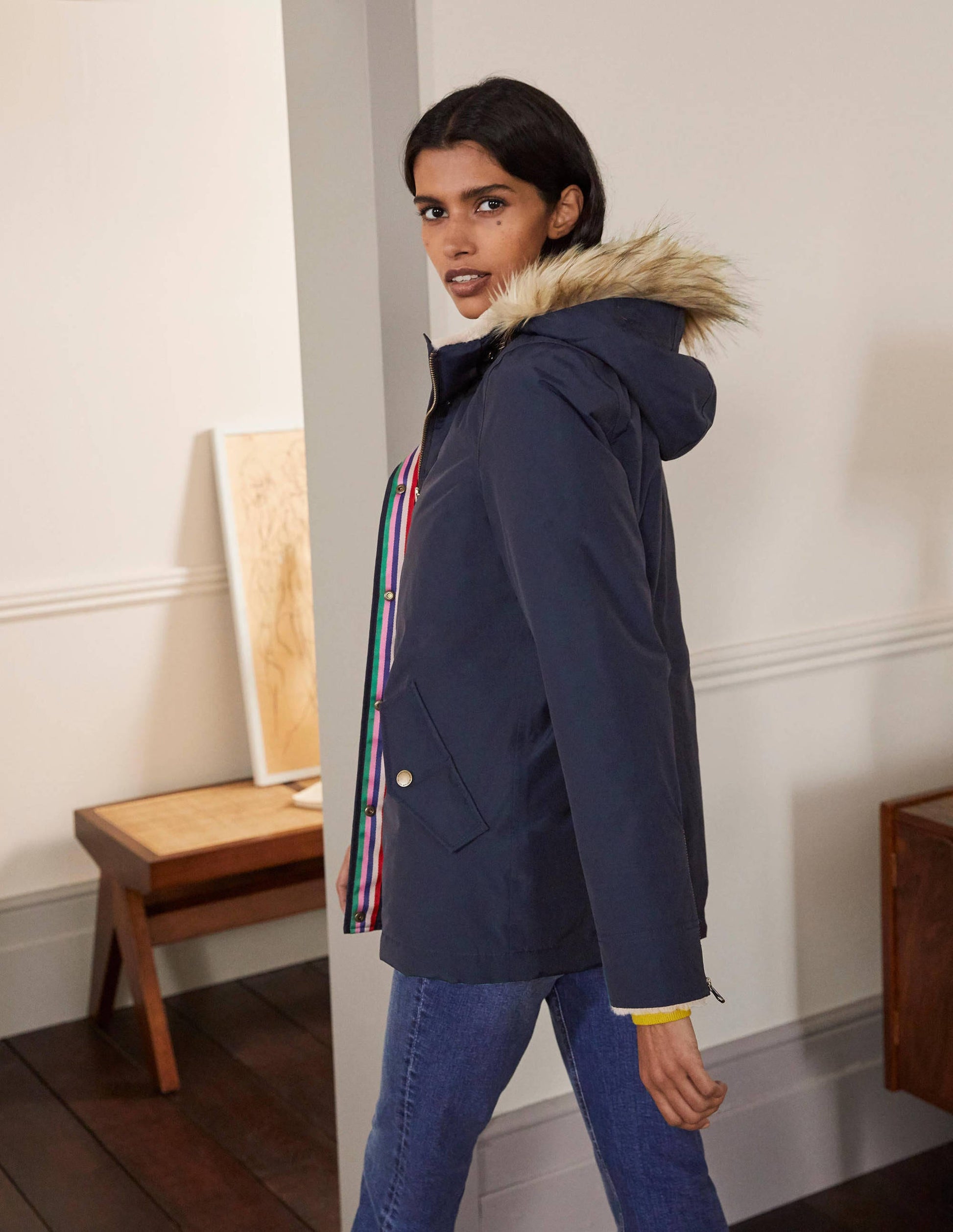 Dunbar Waterproof Jacket-Navy-1