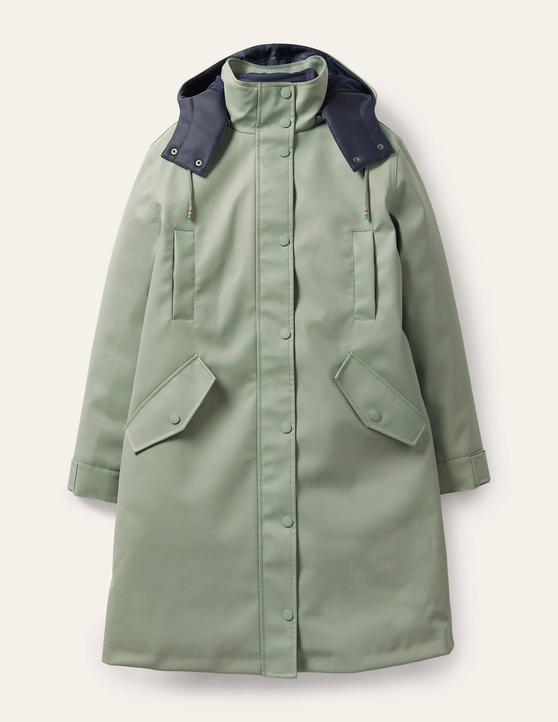 Bamburgh Raincoat-Sage/Navy-5