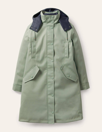 Bamburgh Raincoat-Sage/Navy-5
