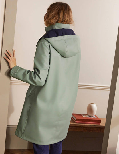 Bamburgh Raincoat-Sage/Navy-2
